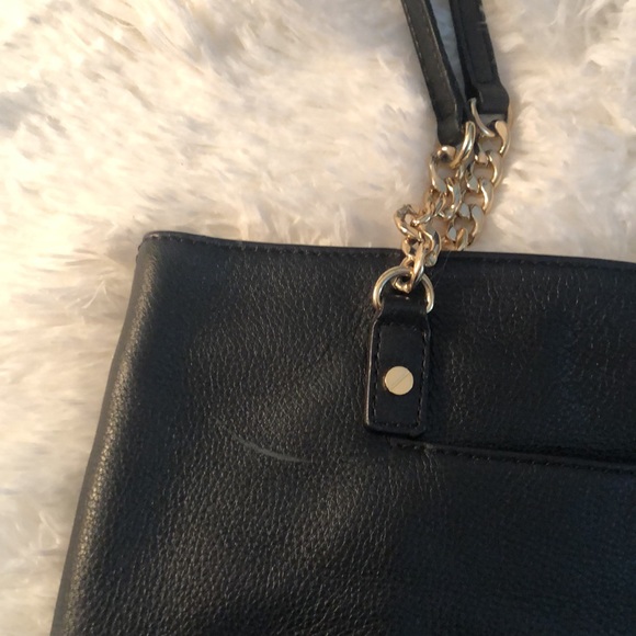 🖤 MK 2 Piece 🖤 Michael Kors Black & Gold Bag & Wallet Set 🖤 Read Description - Picture 11 of 14